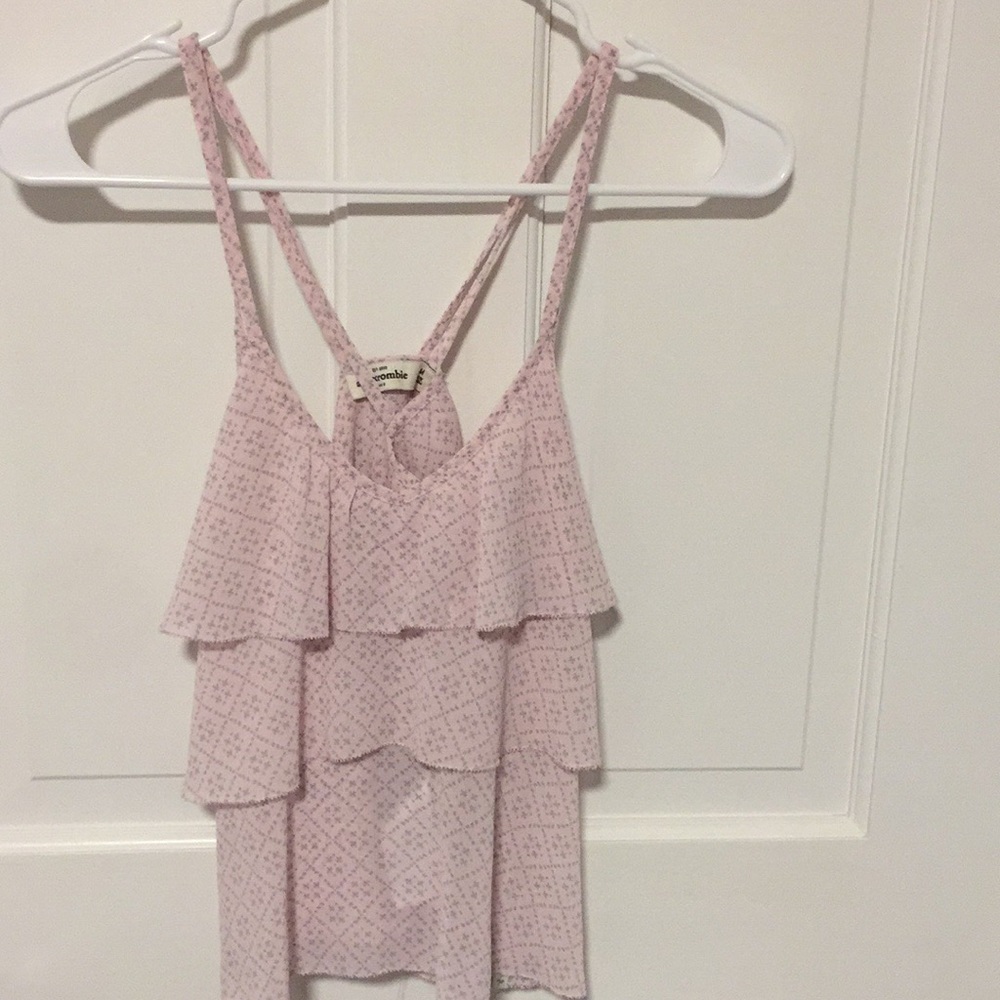 Pink cross back blouse!